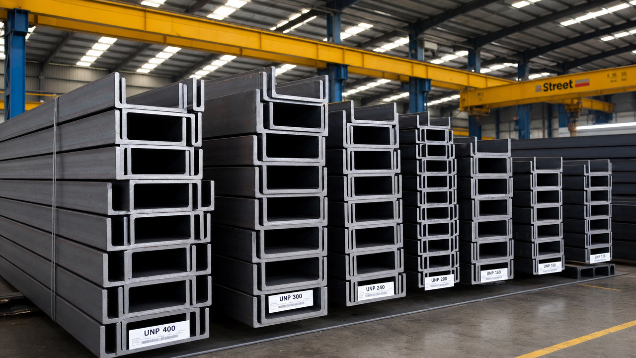 U-channel profiles at warehouse