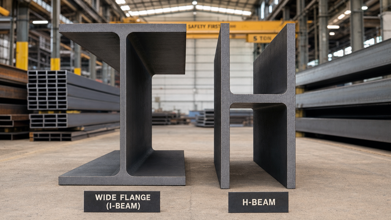 Comparison of WF and H-beam profiles